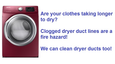 dryer vent cleaning in the Richmond VA Area