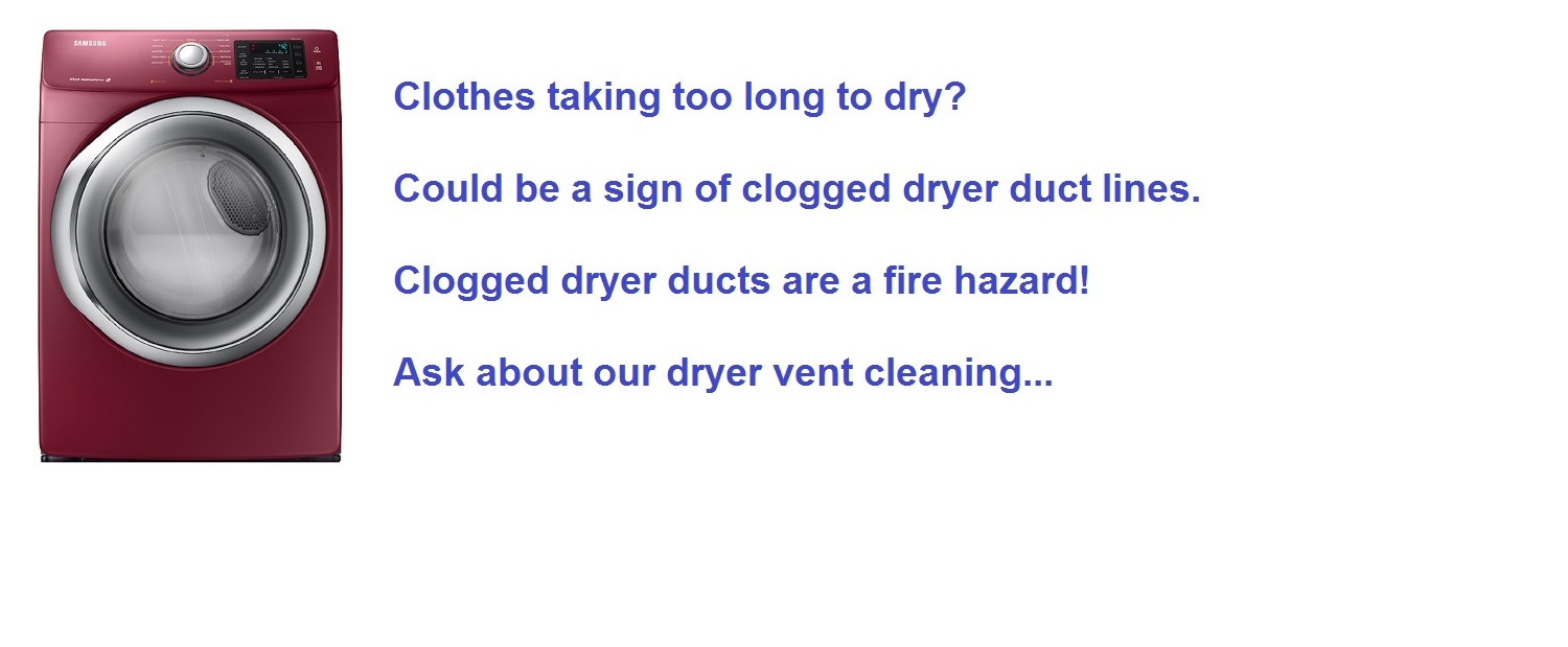 dryer vent cleaning in the Richmond VA Area
